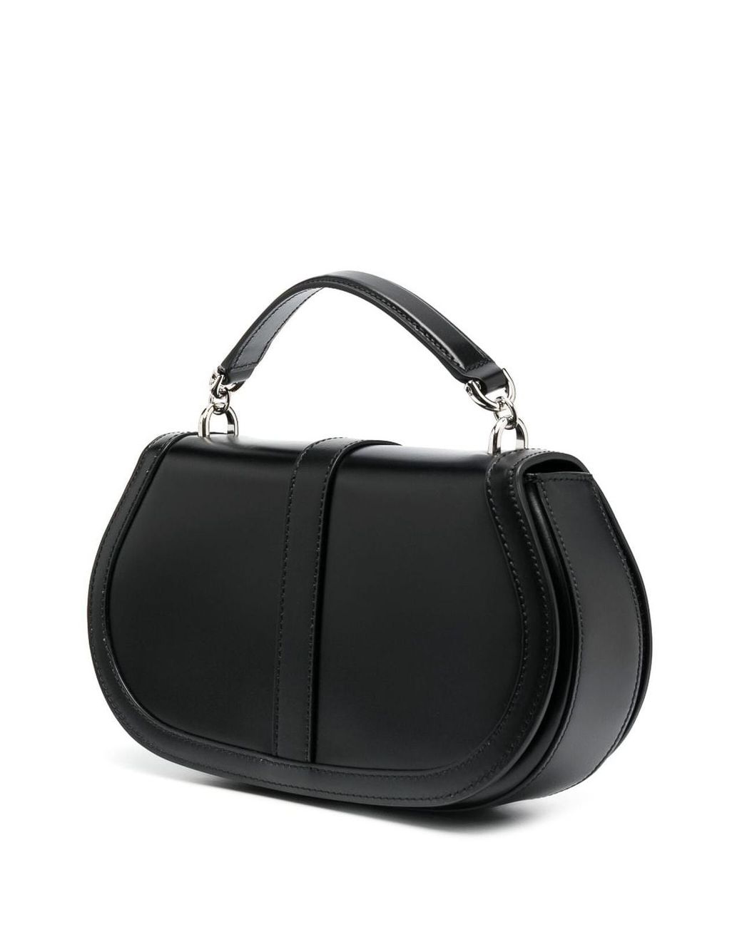Versace Black Greca Goddess Shoulder Bag