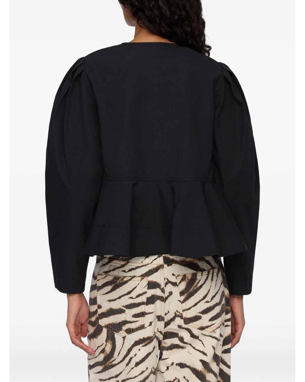 Blusa Ganni de color Black