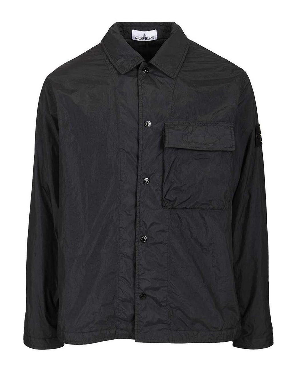 Stone Island Black Overshirt for men