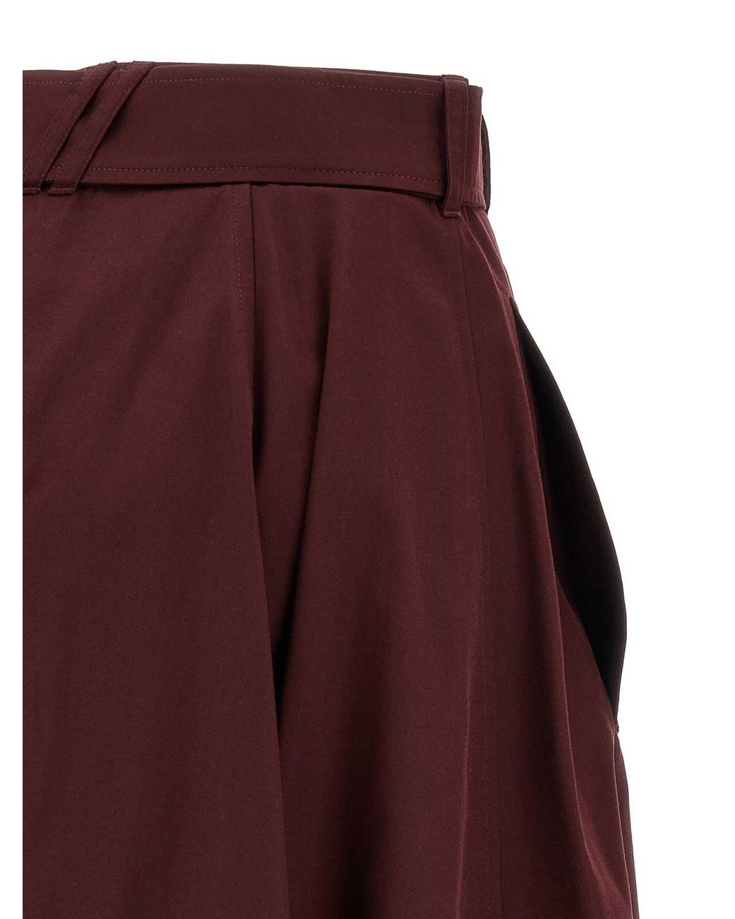 Burberry Purple Gabardine Trench Coat Skirt