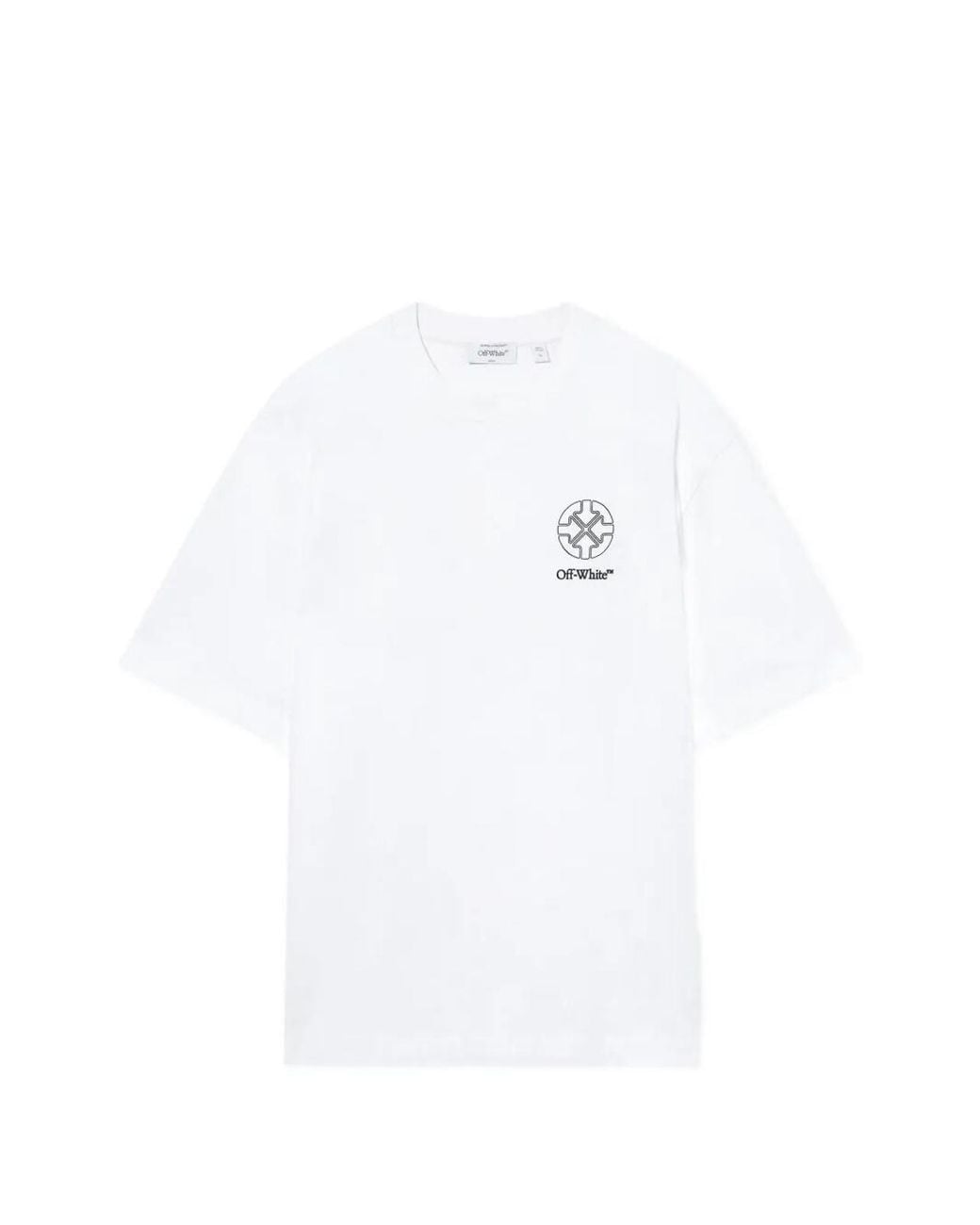 Off-White c/o Virgil Abloh White 'Offline Half Arrow Skate' T-Shirt for men