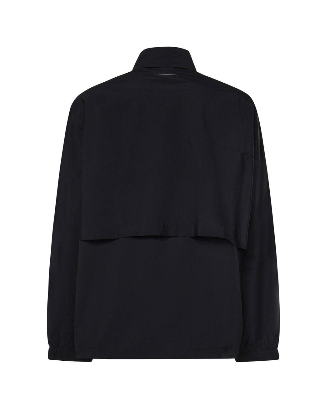 MM6 by Maison Margiela Black Nylon Zip-Up Jacket for men