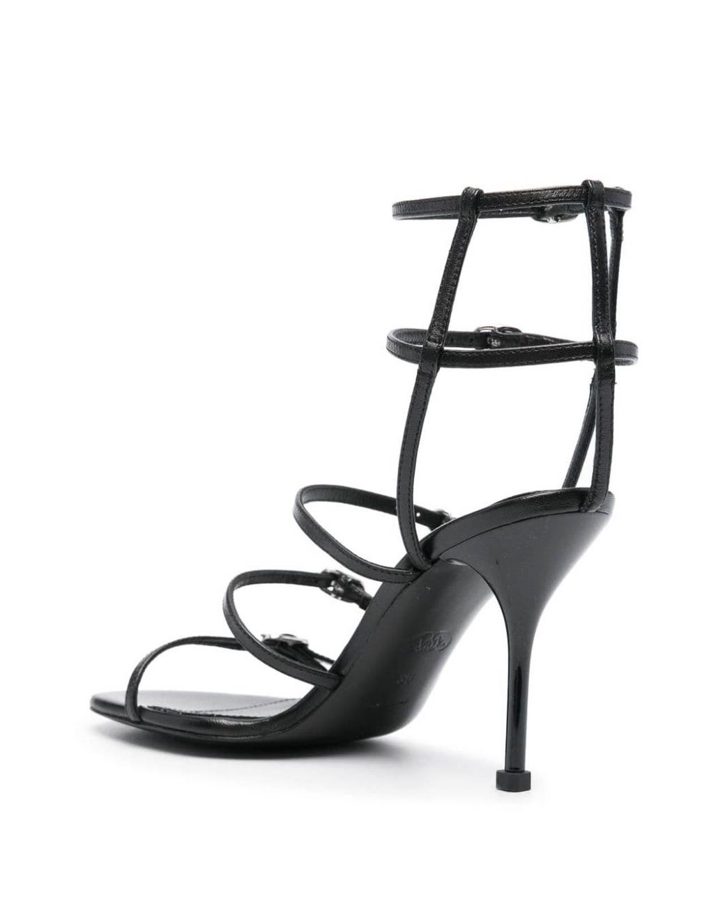 McQueen Black Sandals