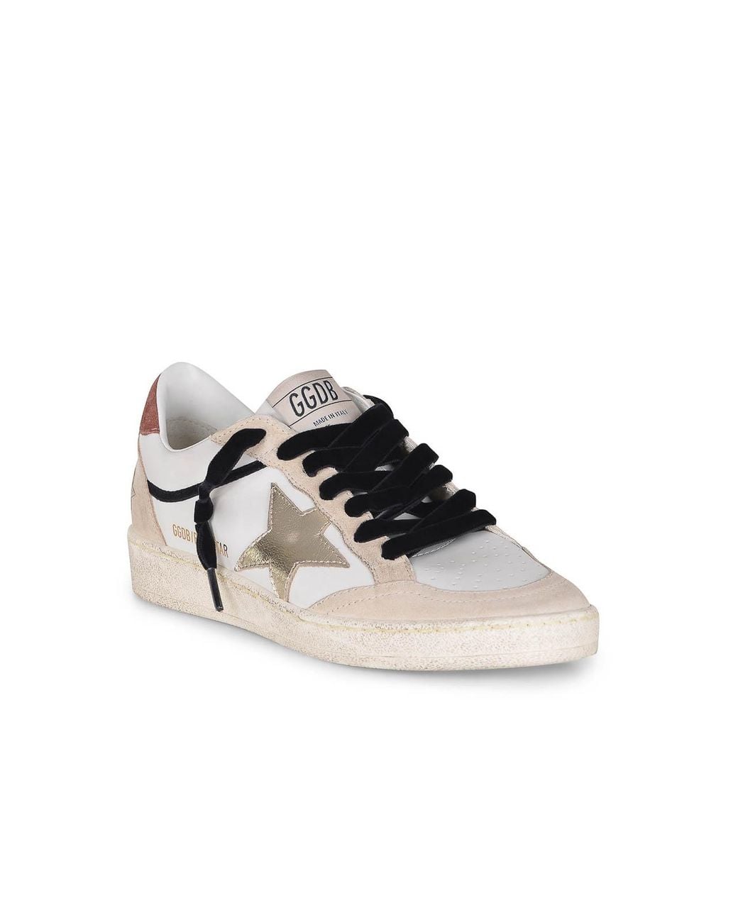 Golden Goose Deluxe Brand White Sneakers Made Of Leather