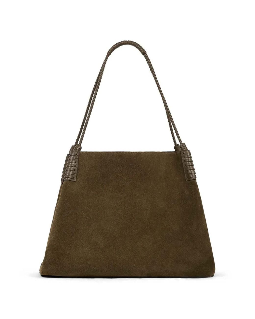 Etro Natural Libra L Suede Shopping Bag