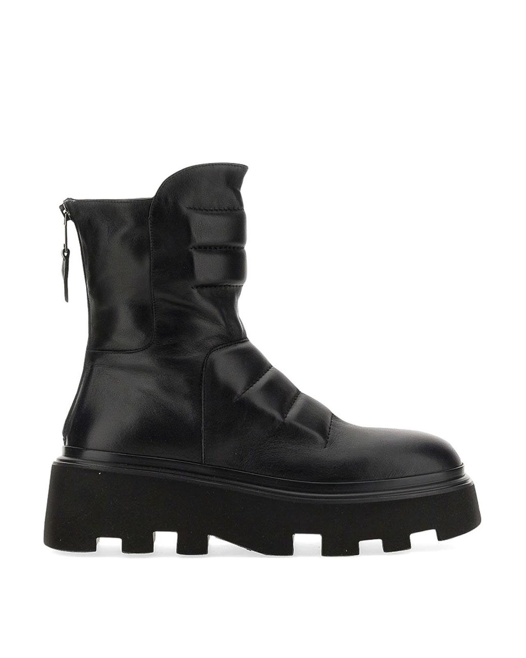 Elena Iachi Black Leather Boot