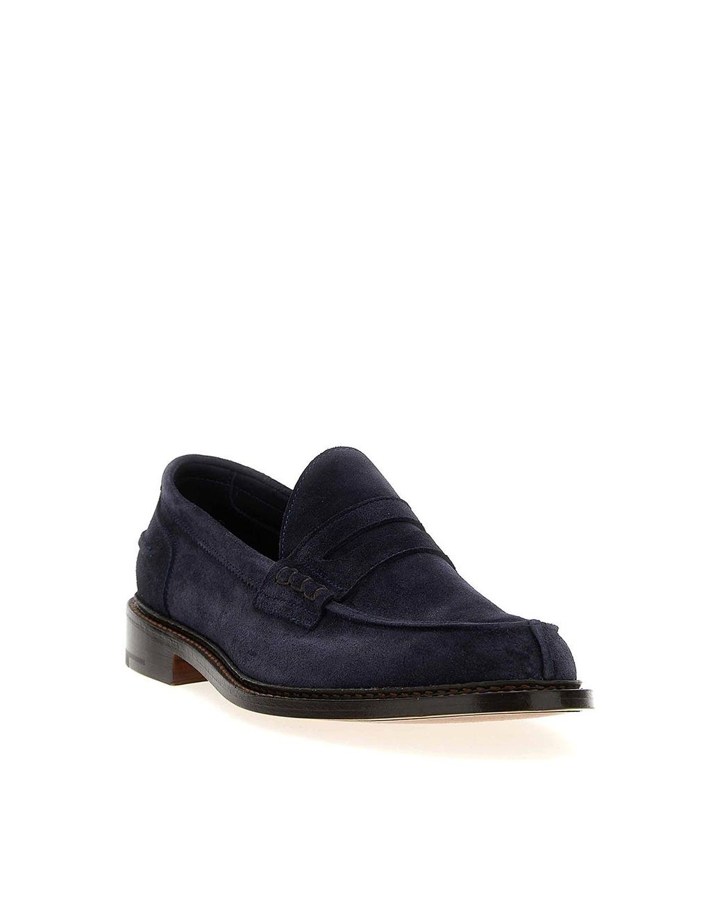 Tricker's Blue Adam Loafers for men