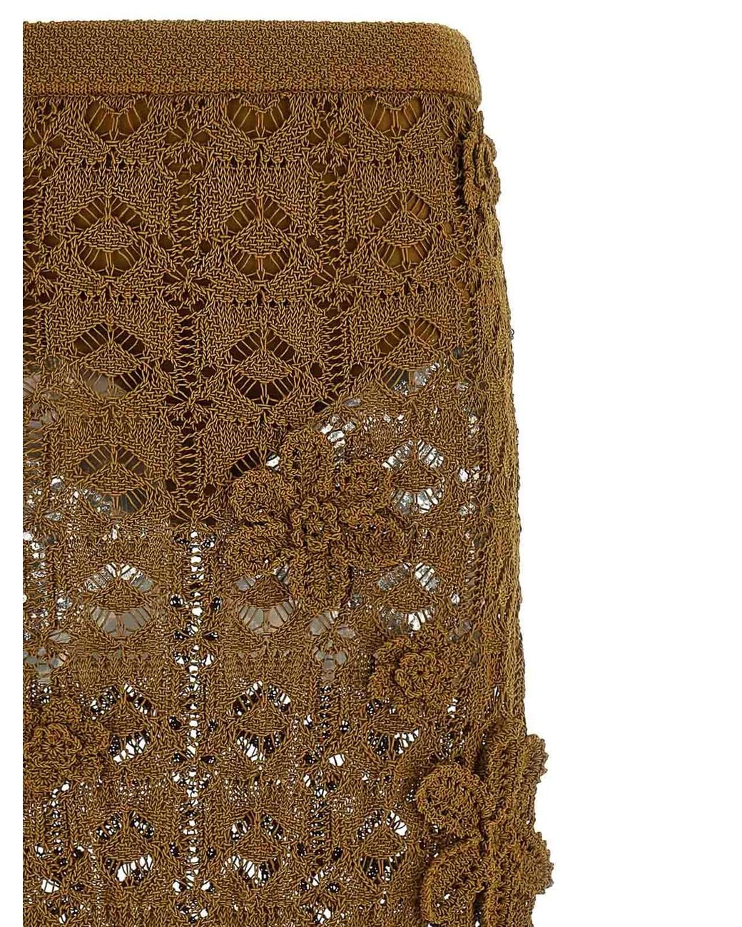 Pinko Brown Anthemis Skirt
