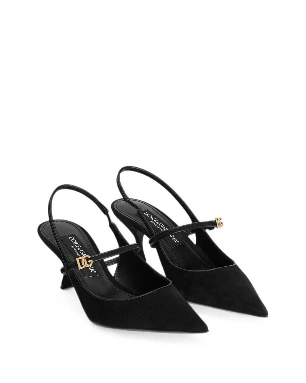 Dolce & Gabbana Black Slingbacks