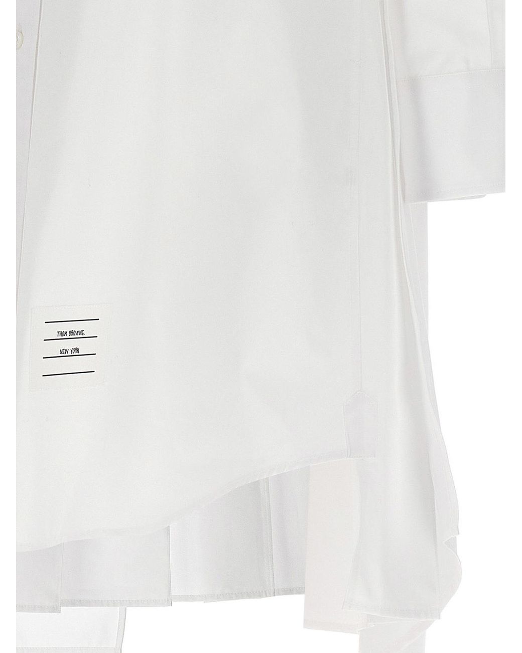 Thom Browne White Shirt Dress Dresses