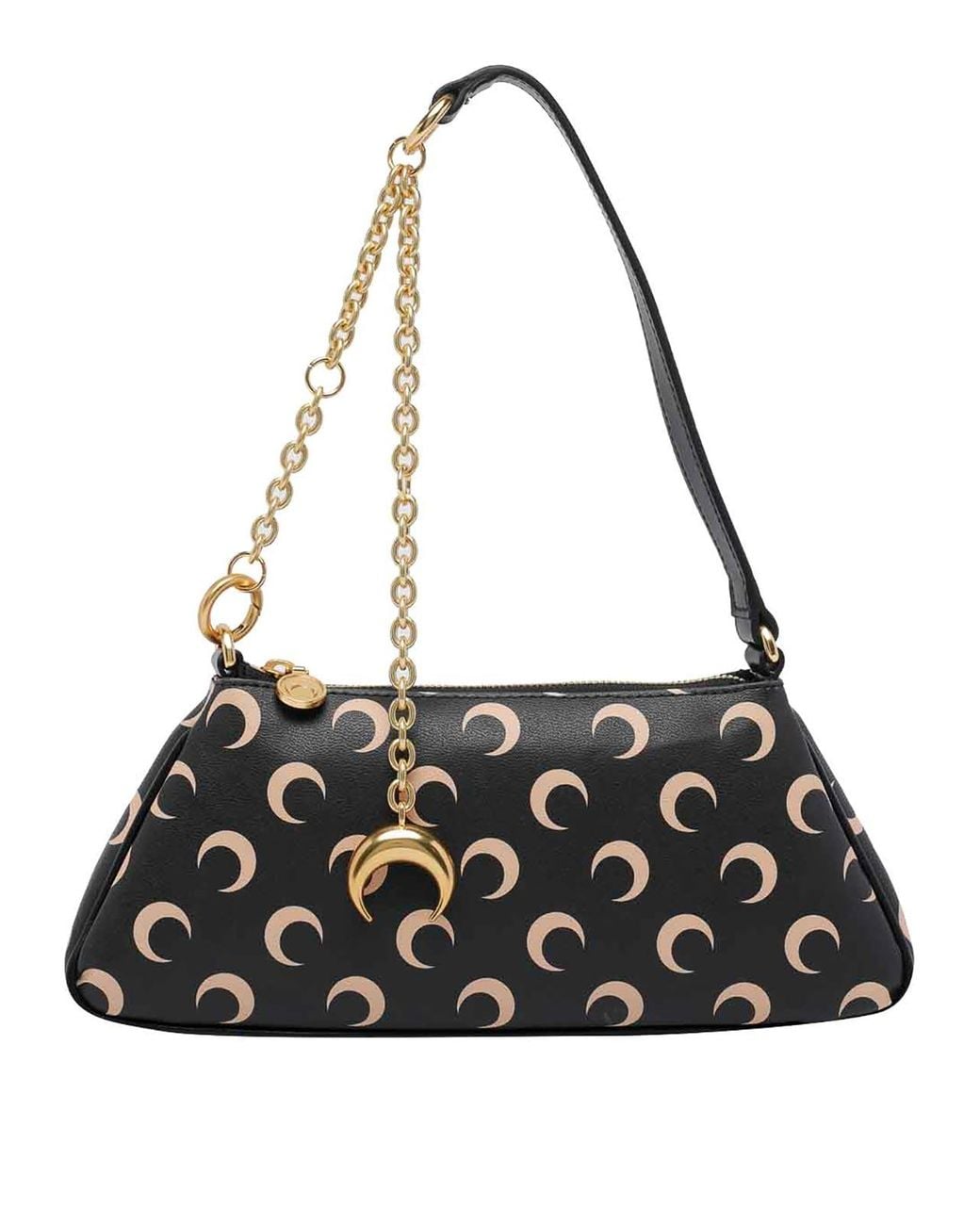 MARINE SERRE Black Moon Core Shoulder Bag
