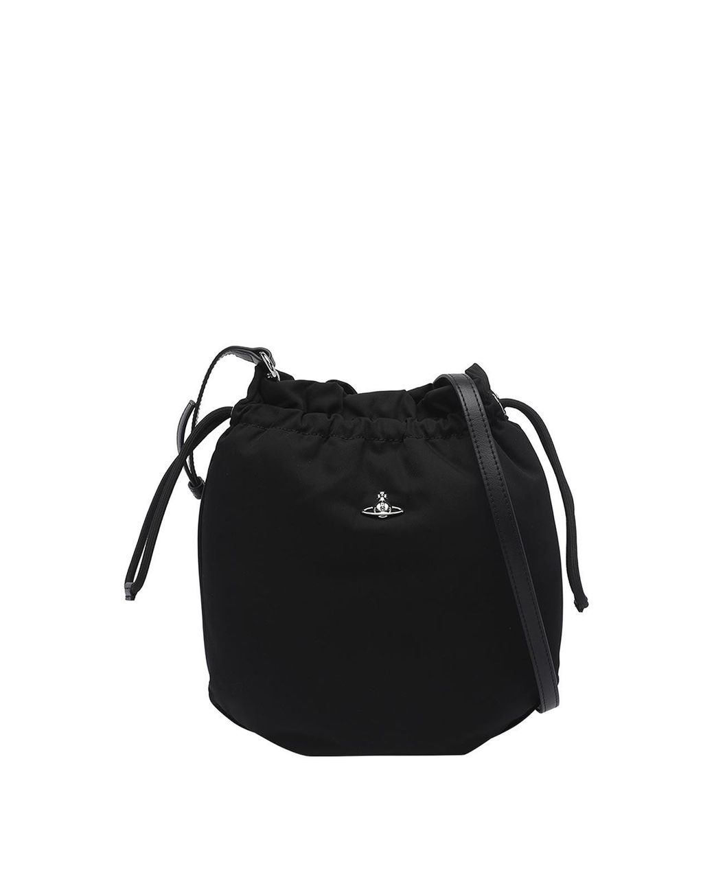 Vivienne Westwood Black Drawstring Bucket Bag
