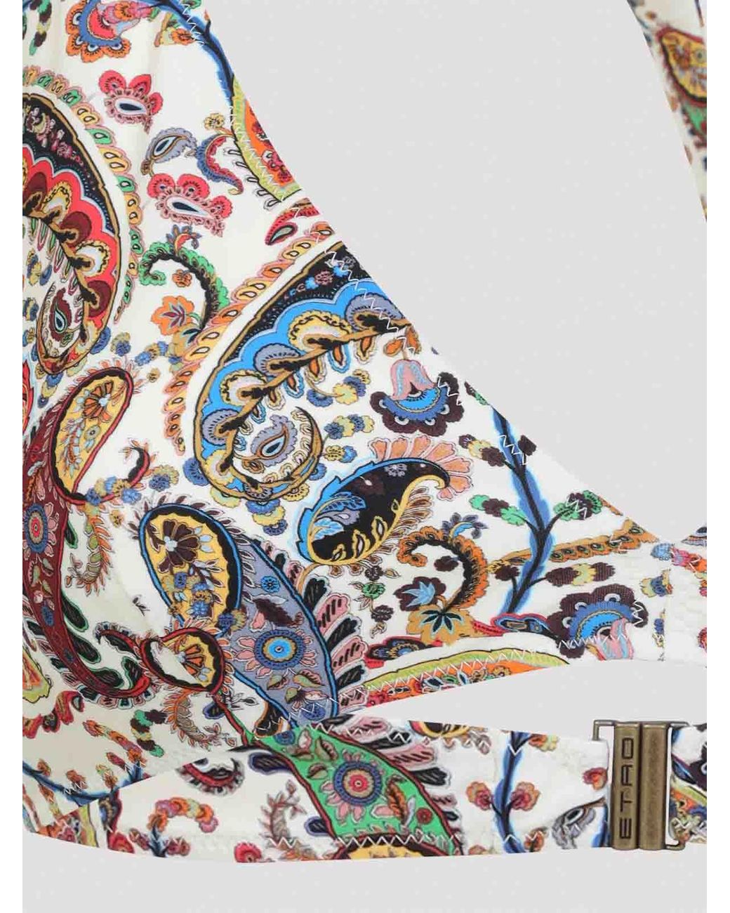 Etro Gray Halter Neck Bikini