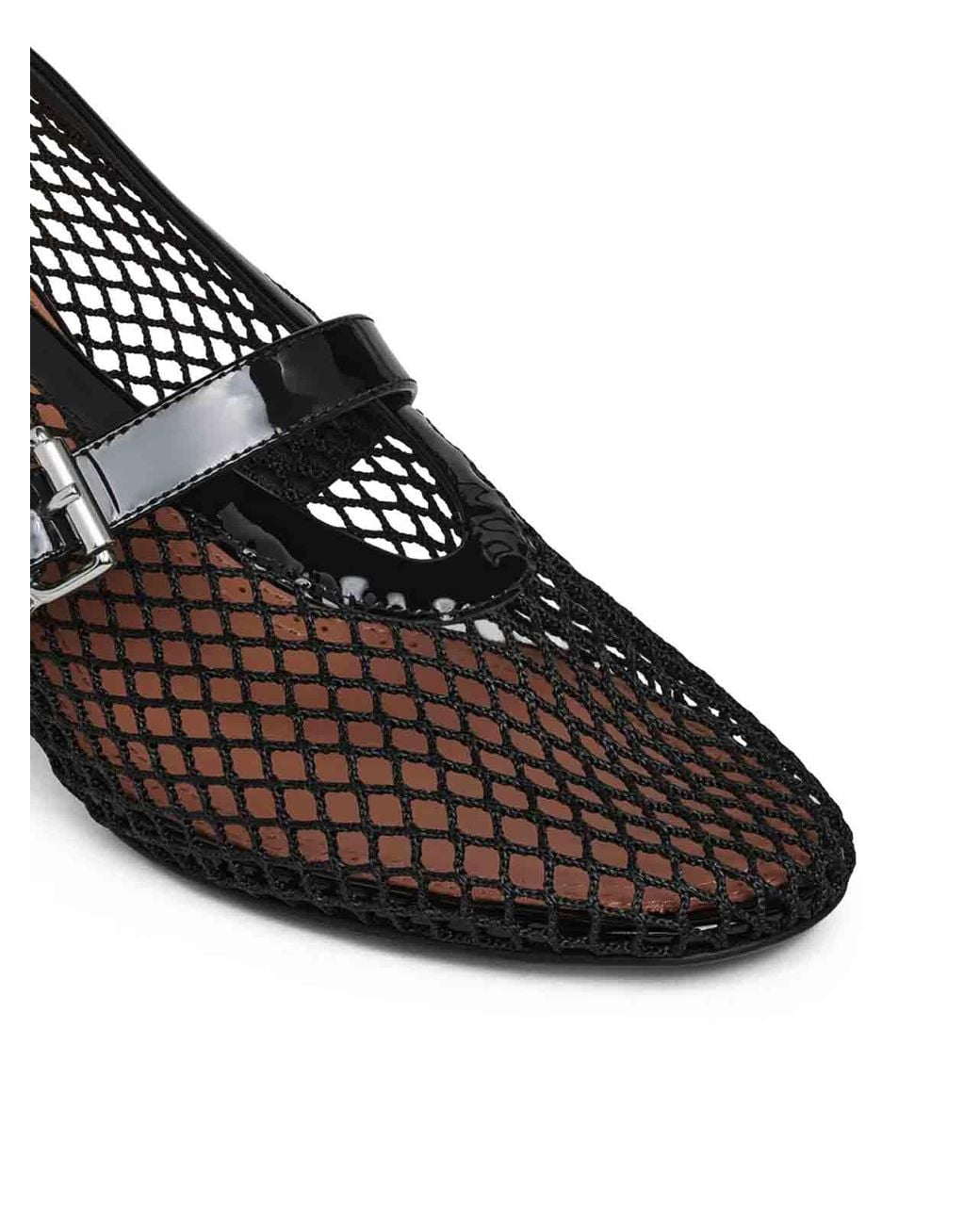 Alaïa Black Mesh Mary Jane 55