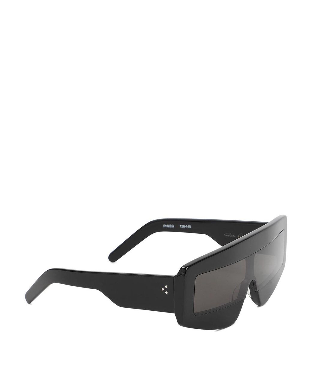 Rick Owens Black Phleg Sunglasses for men