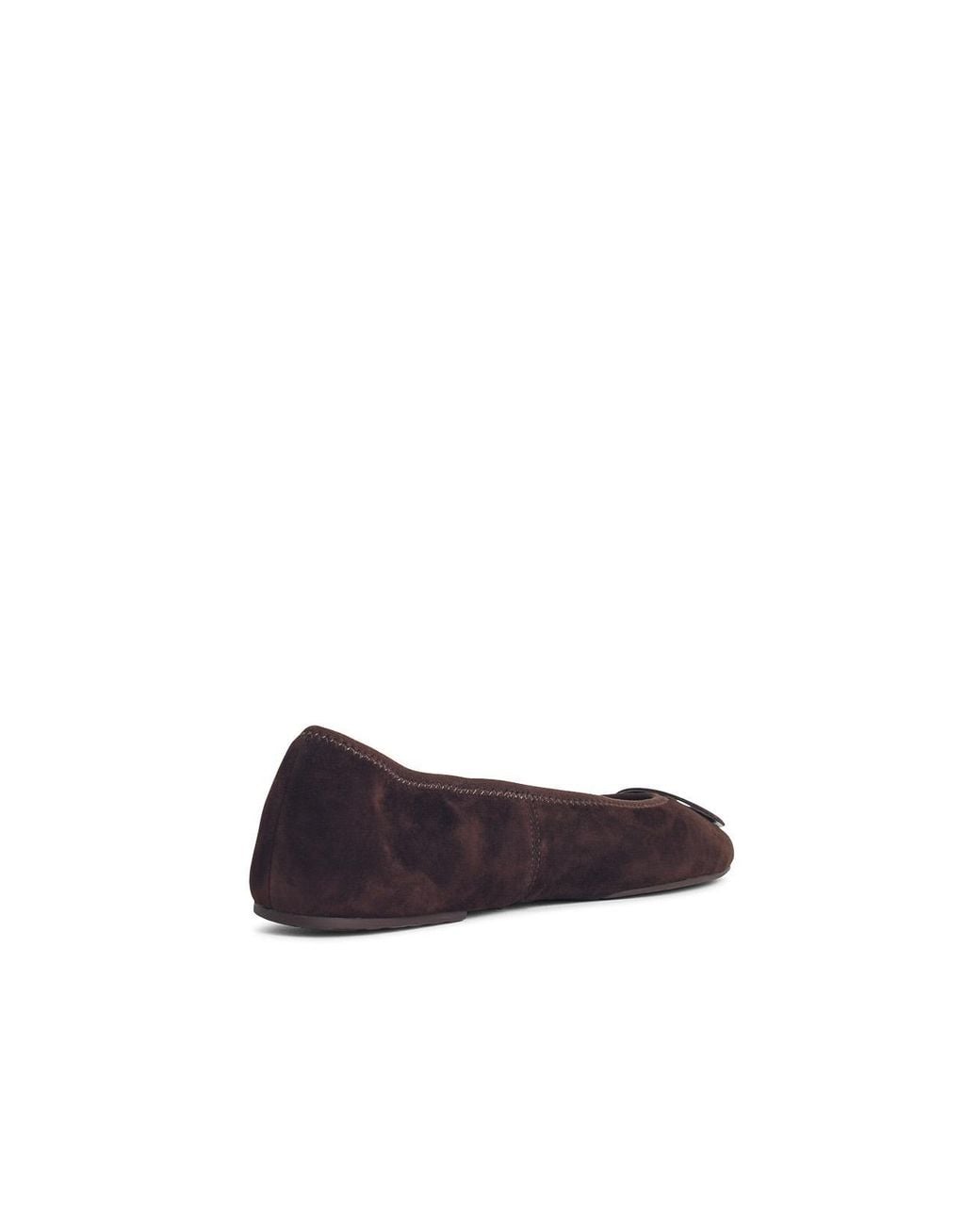 Tory Burch White Dancer The Suede Dark Cocoa