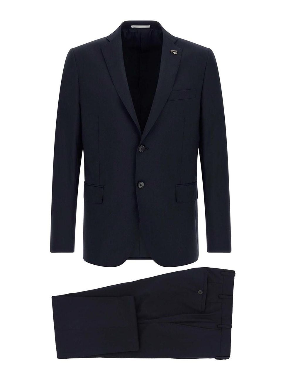 Pal Zileri Blue Wool Dress for men