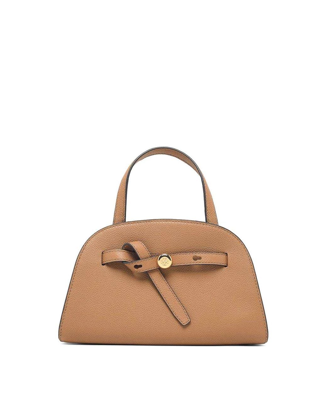 Tory Burch Natural Romy Small Leather Top Case