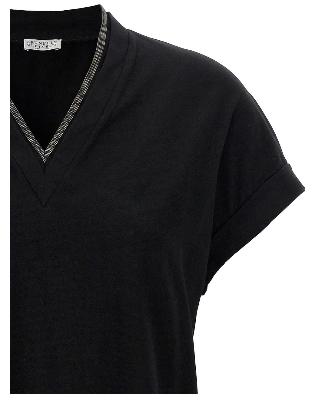 Brunello Cucinelli Black Monile T-Shirt