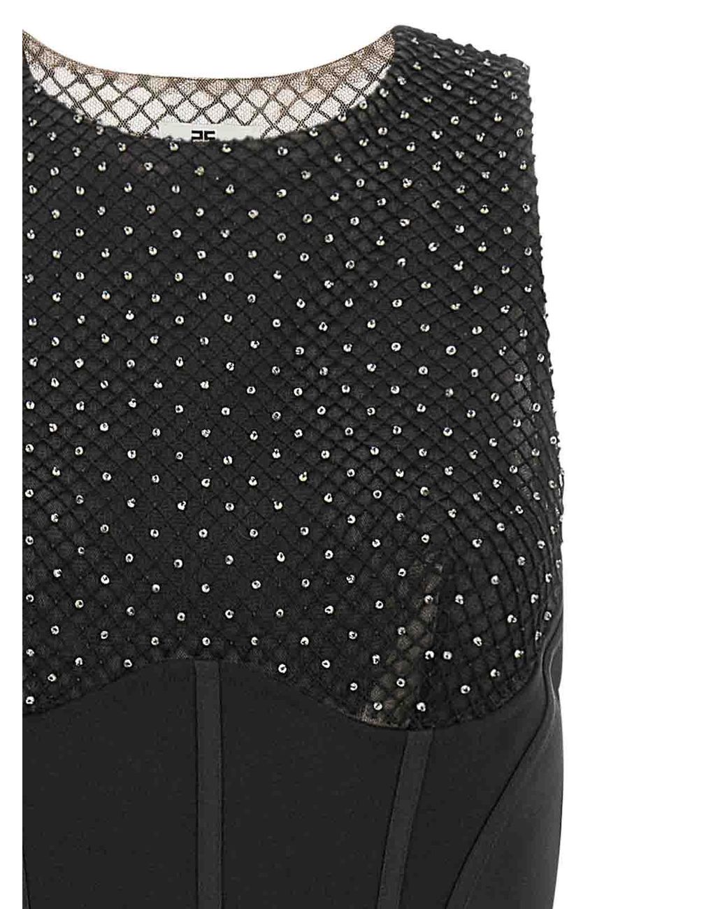 Elisabetta Franchi Black Carpet Dress