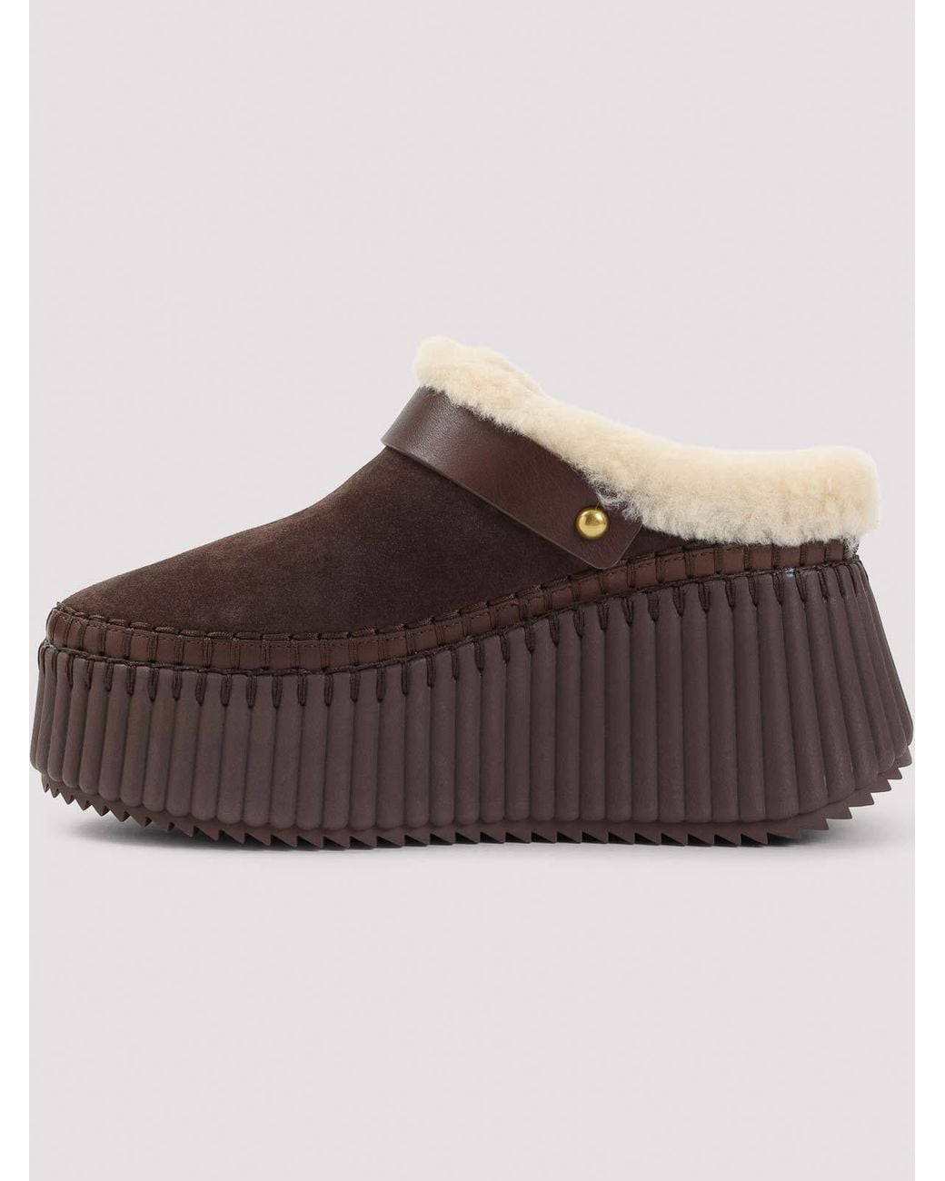 Chloé Brown Nama Mule