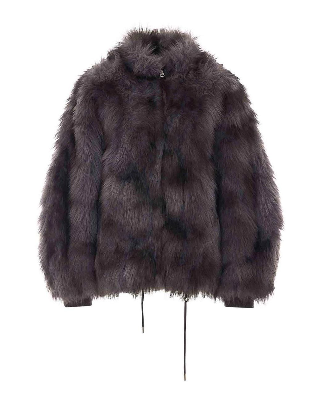 S.w.o.r.d 6.6.44 Gray Faux Fur Jacket
