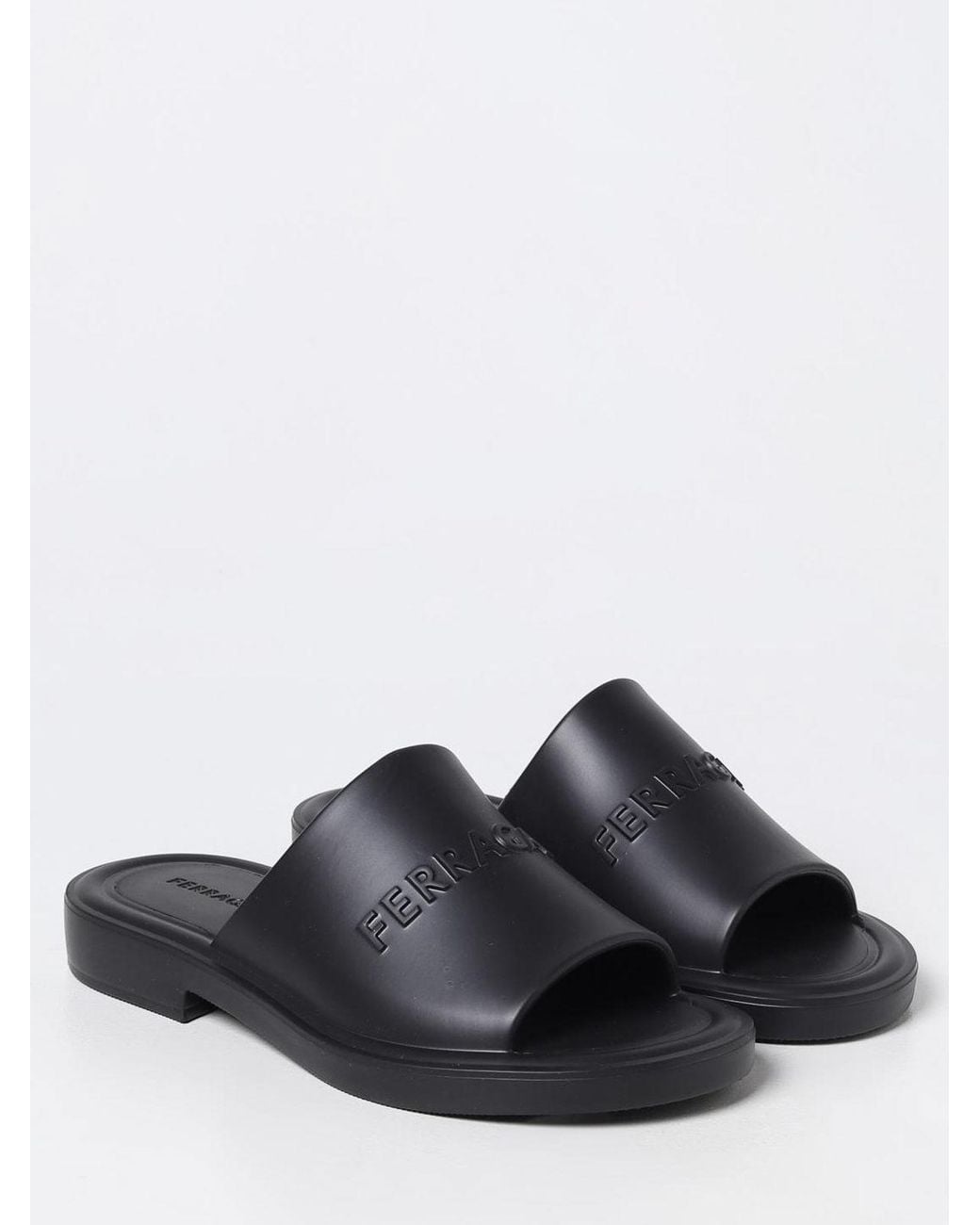 Ferragamo Black Sandals