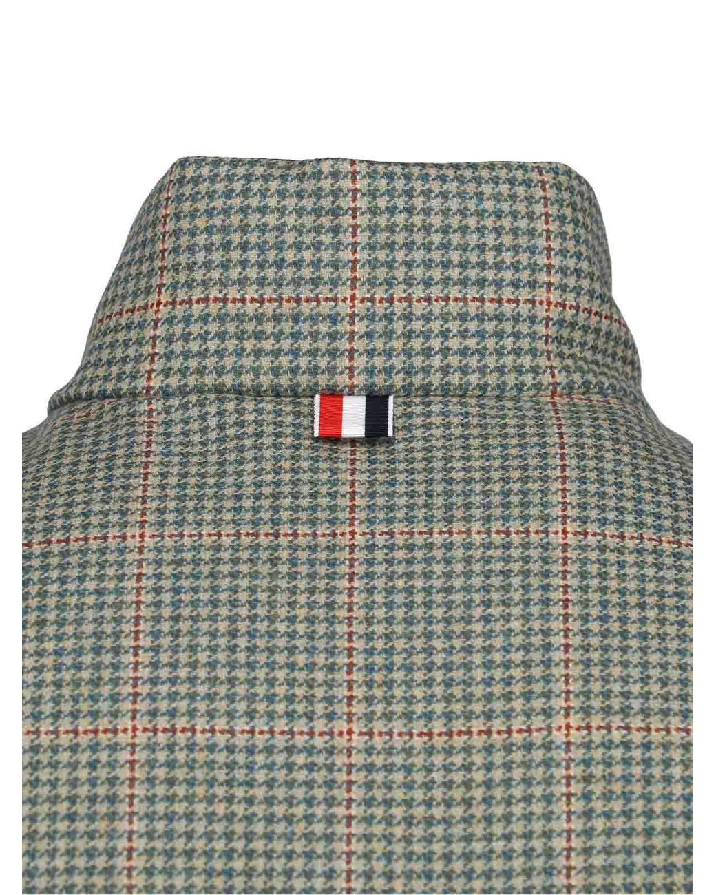 Thom Browne Gray Reversible Down Jacket for men