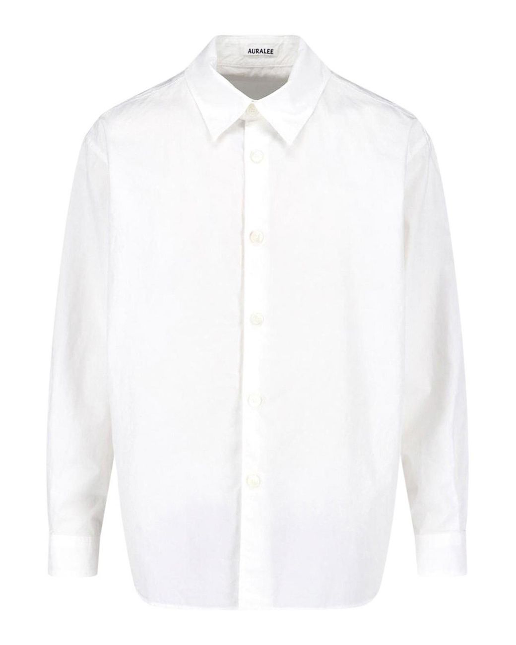 Auralee White Classic Shirt for men