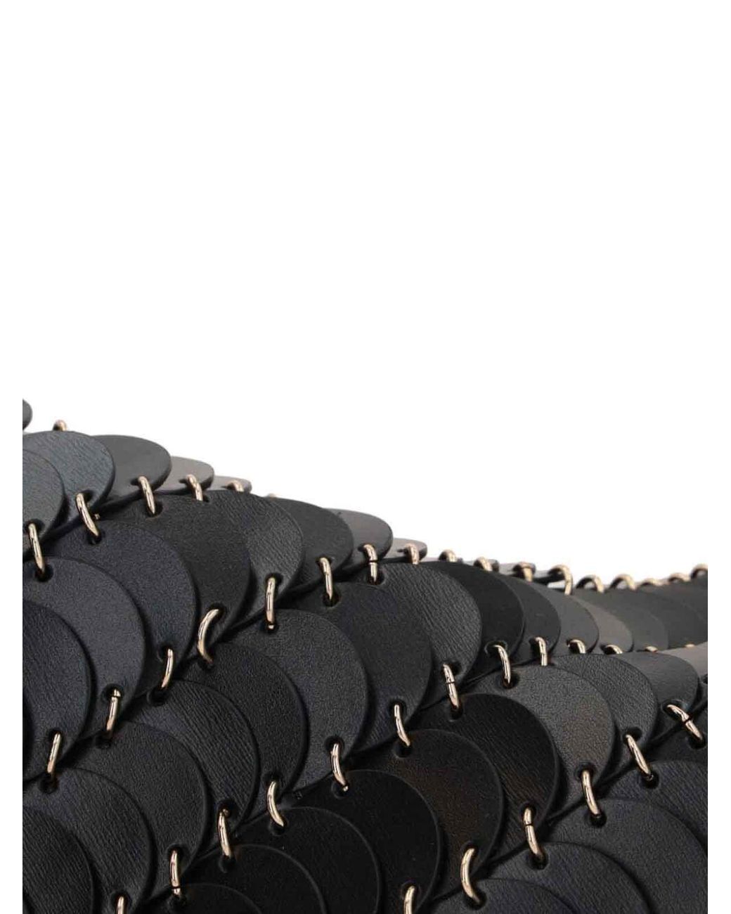 Rabanne Black Leather Bag
