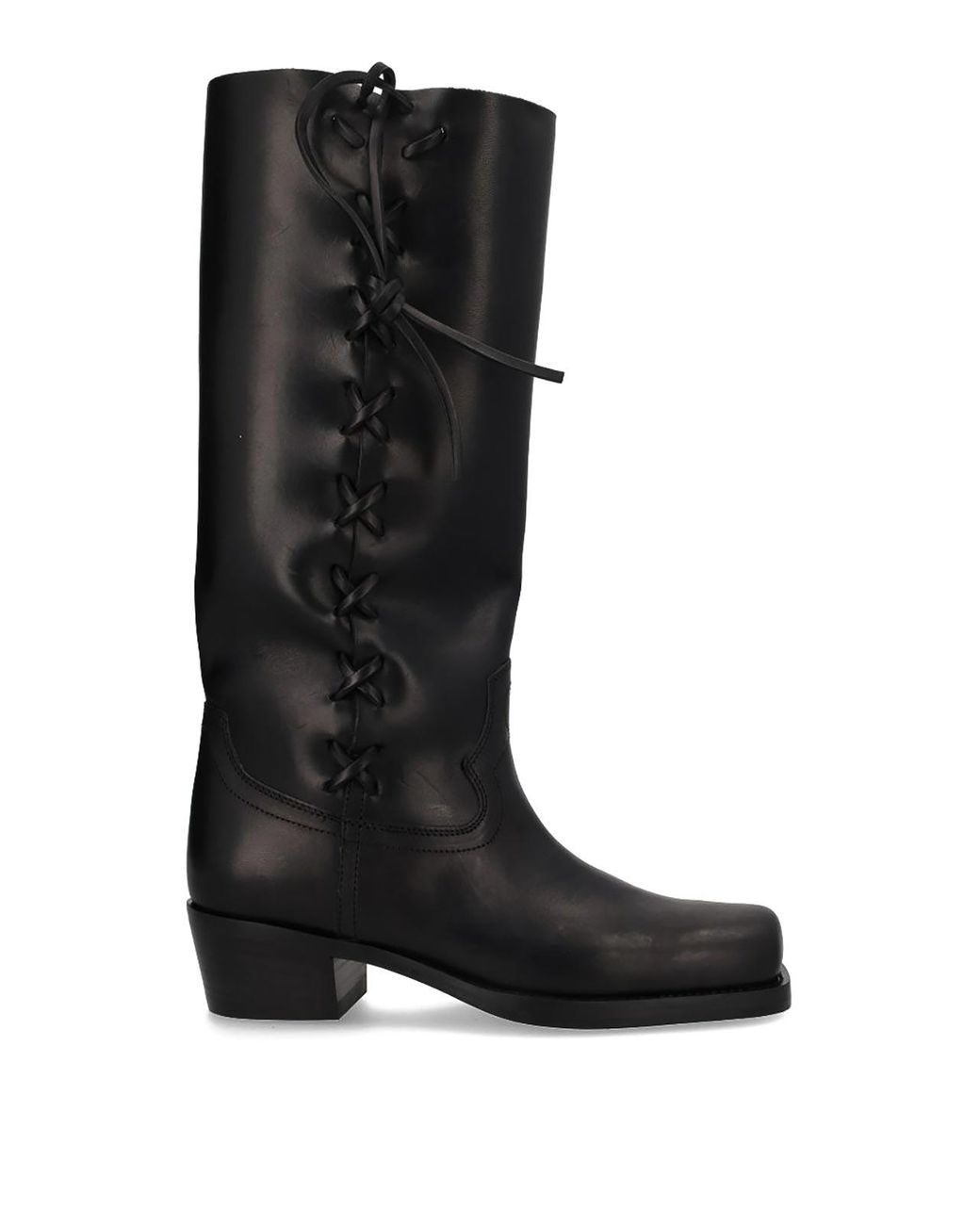 Paris Texas Black Cowboy Boots