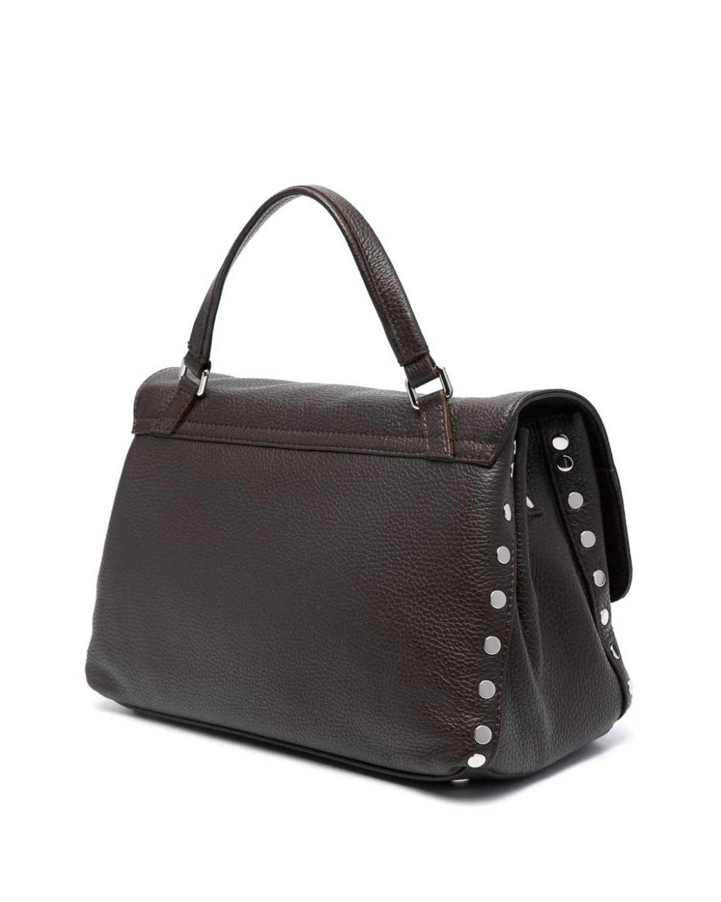 Zanellato Black Postina S Daily Leather Handbag