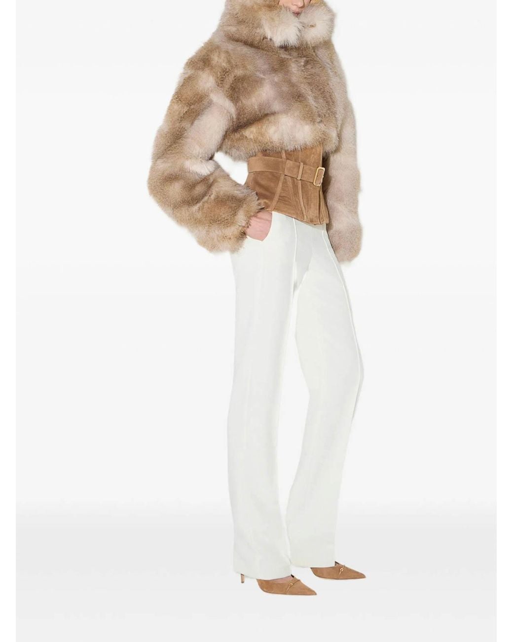Elisabetta Franchi Brown Outerwear
