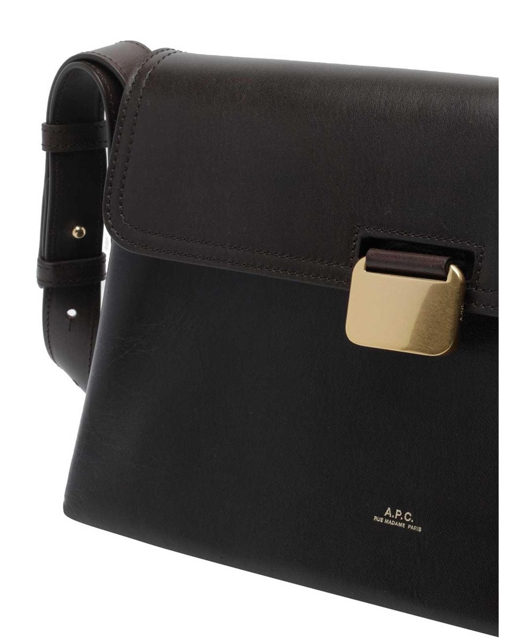 A.P.C. Black Simone Shoulder Bag