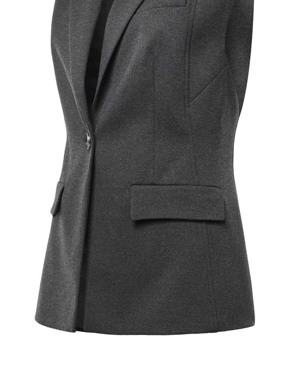 Pinko Black Single-Breasted Vest Jacket