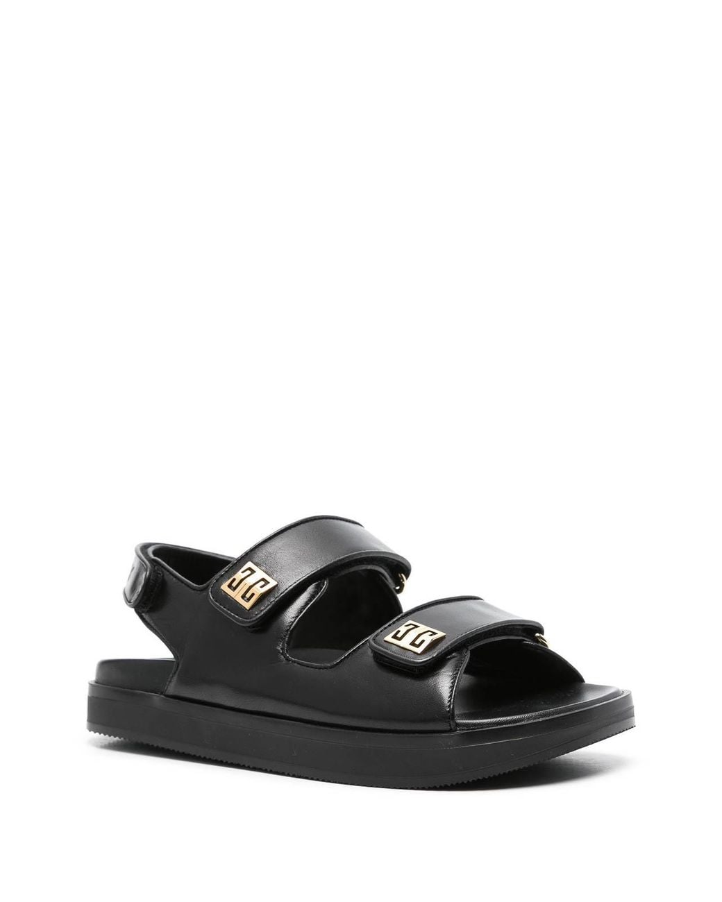 Givenchy Black Sandals With 4G Motif