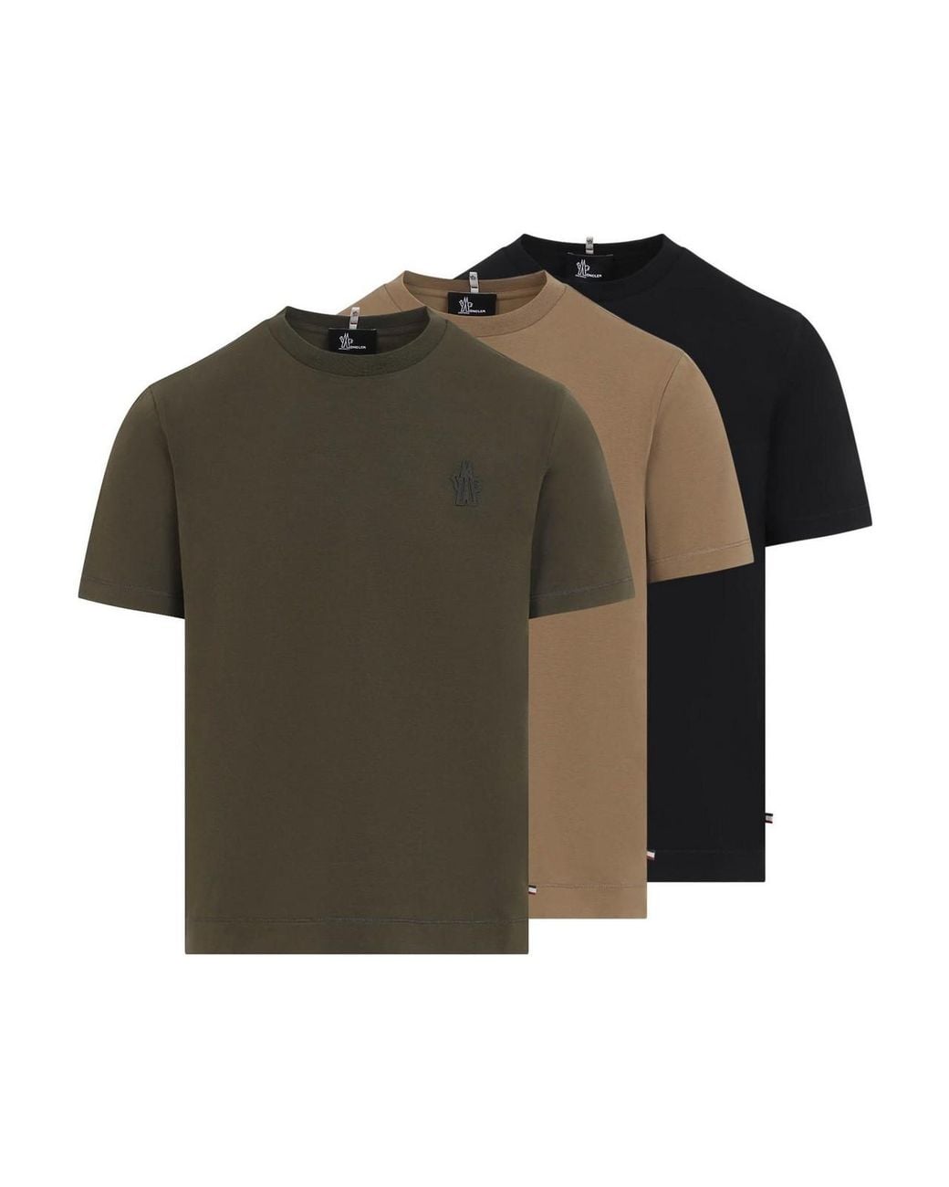 Moncler Green Grenoble S/S 3 Pack T-Shirt for men