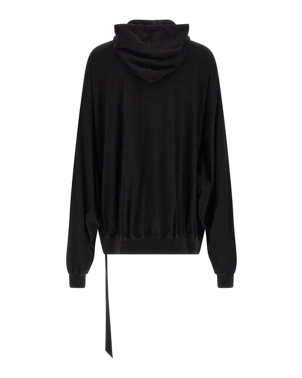 Rick Owens Black Hun Hoodie for men