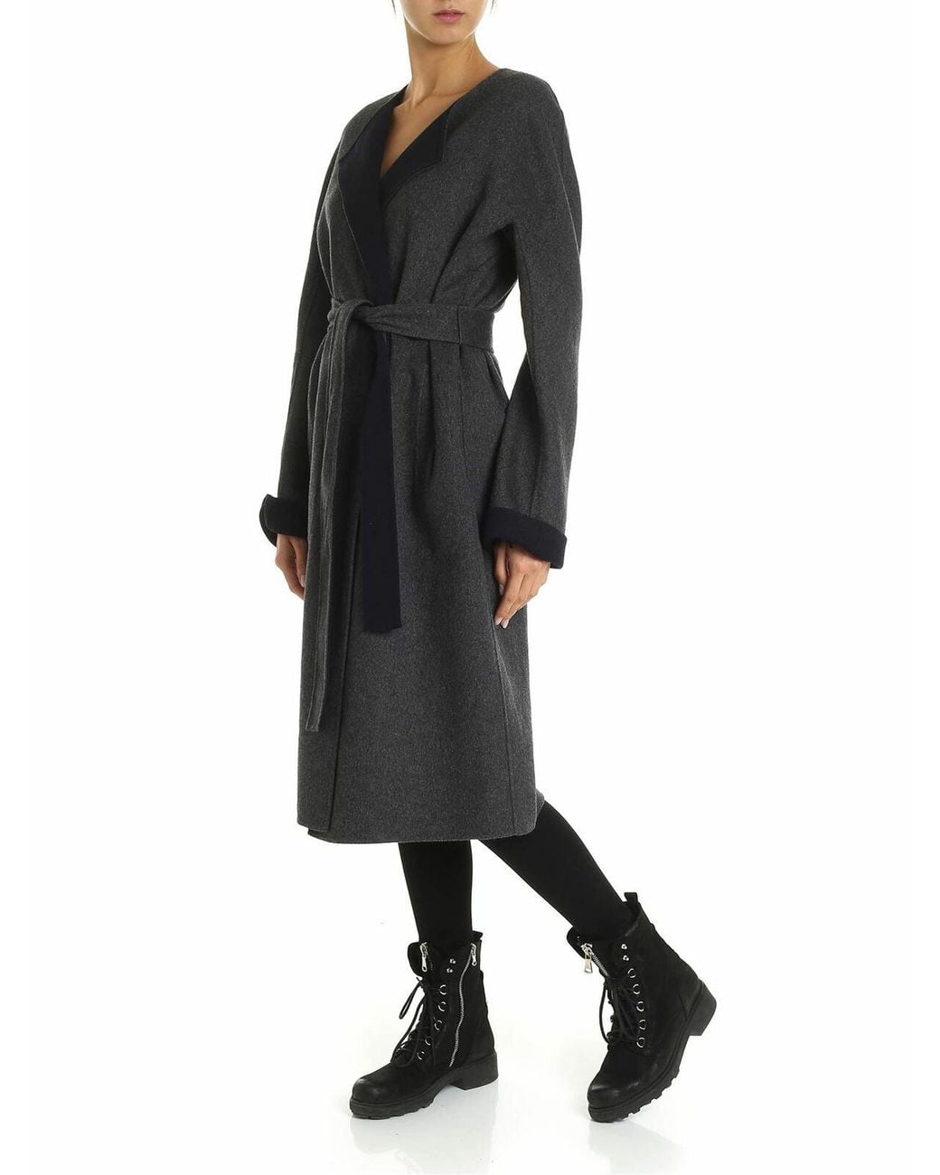 DKNY Black Reversible Cardigan