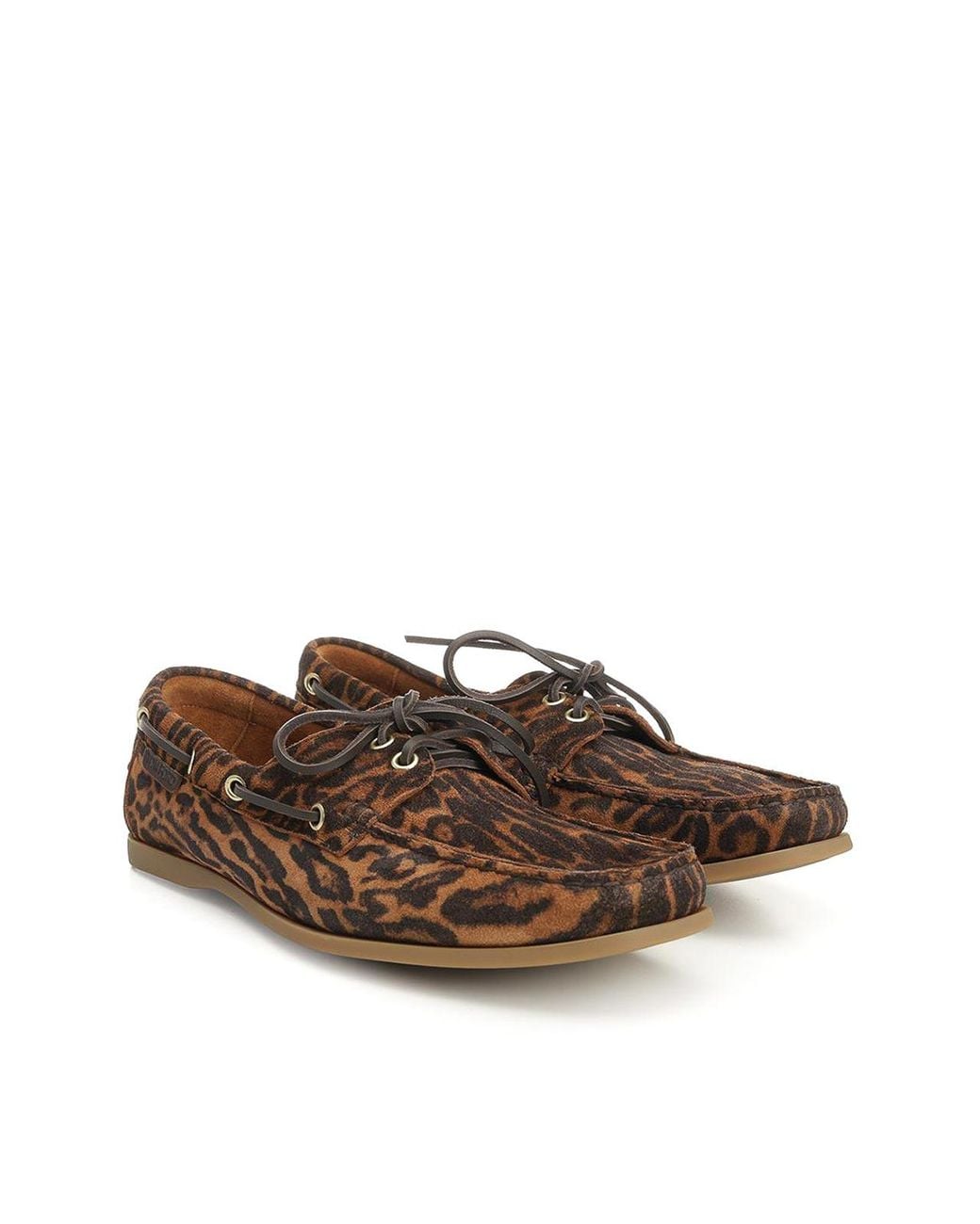 Tom Ford Brown Suede Boat Shoes for men