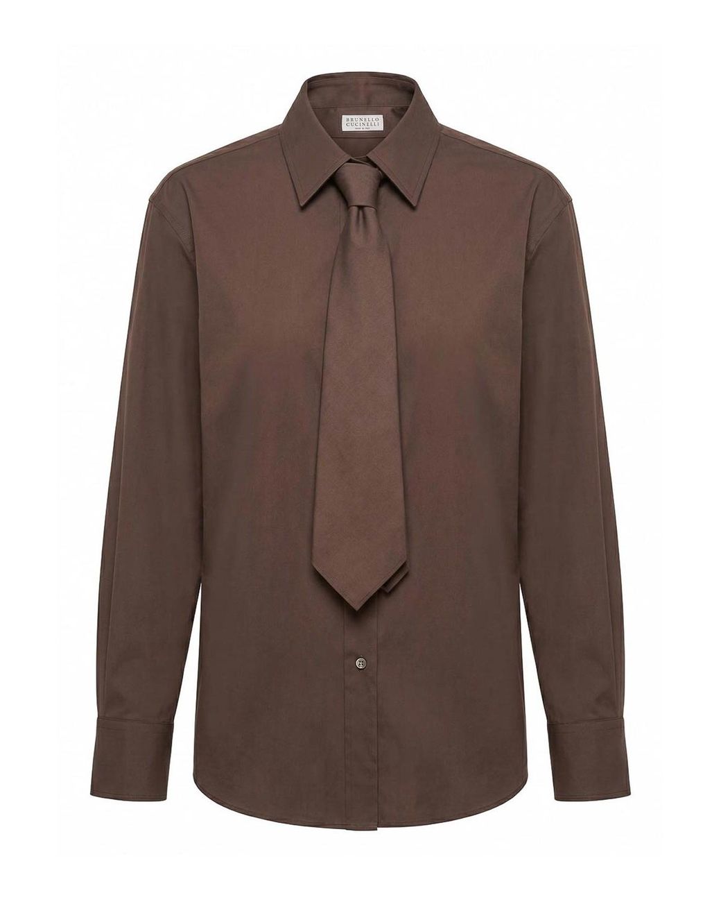 Brunello Cucinelli Brown Shirt