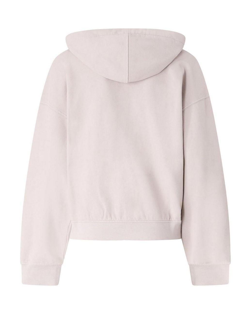 Pinko Pink Cotton Zip-Up Sweatshirt