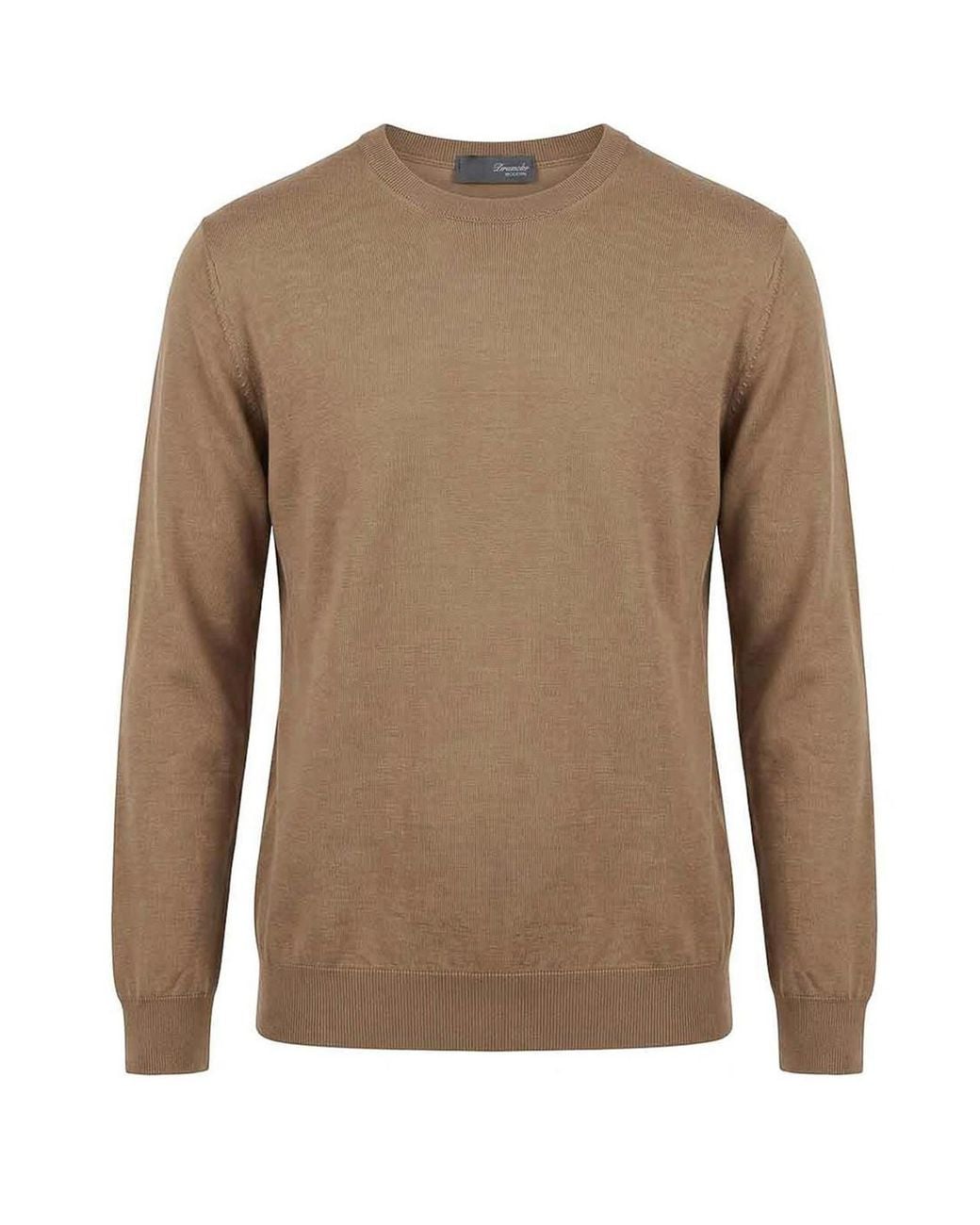Suéter Cuello Redondo Drumohr de hombre de color Brown