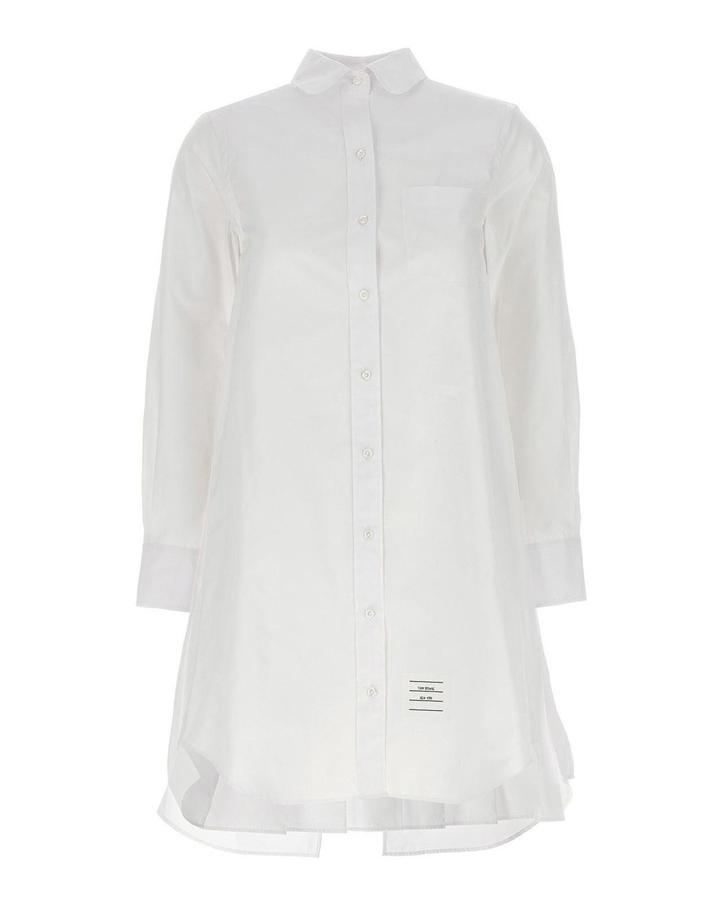 Thom Browne White Shirt Dress Dresses
