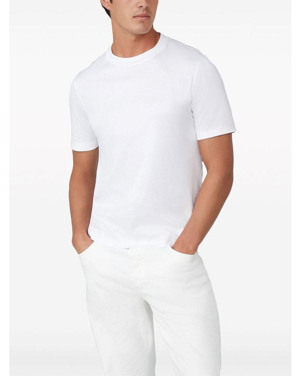 Brunello Cucinelli White T-shirt for men
