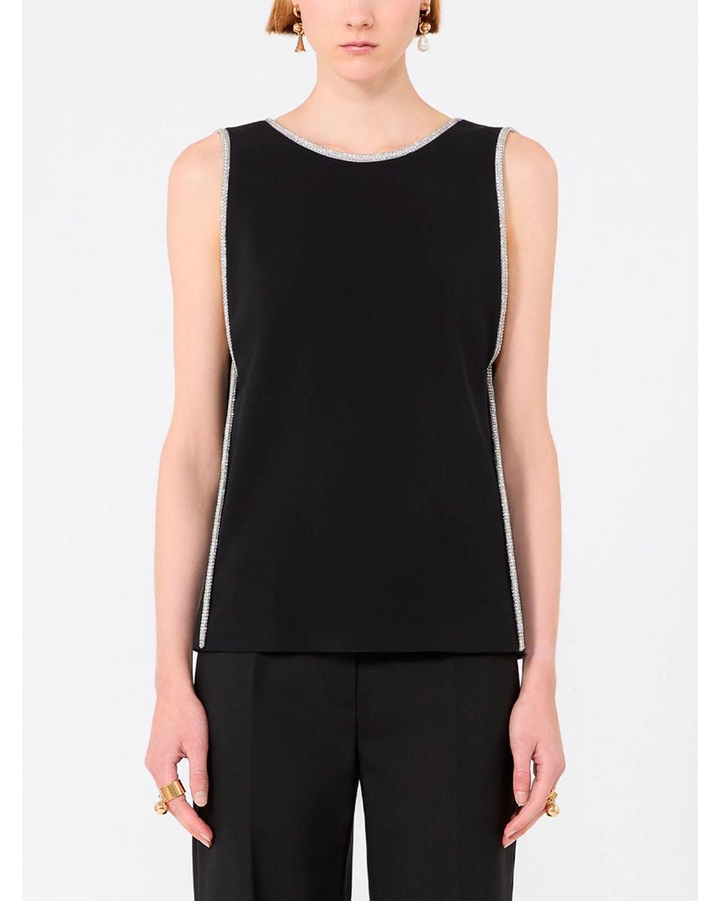 Sportmax Black 'Afa' Top