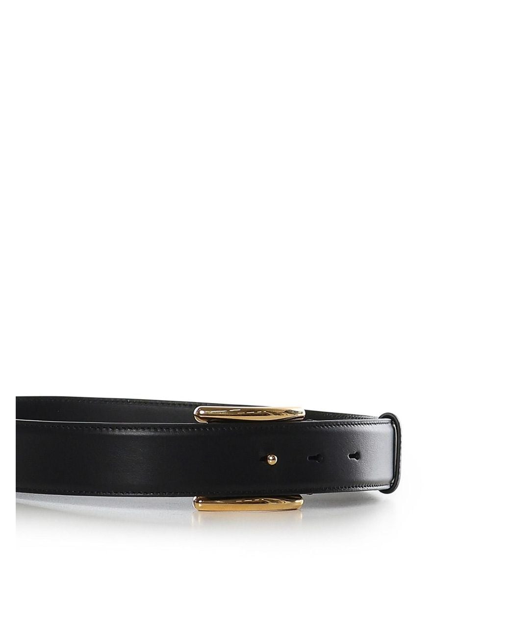 Alaïa Black Curve Leather Belt