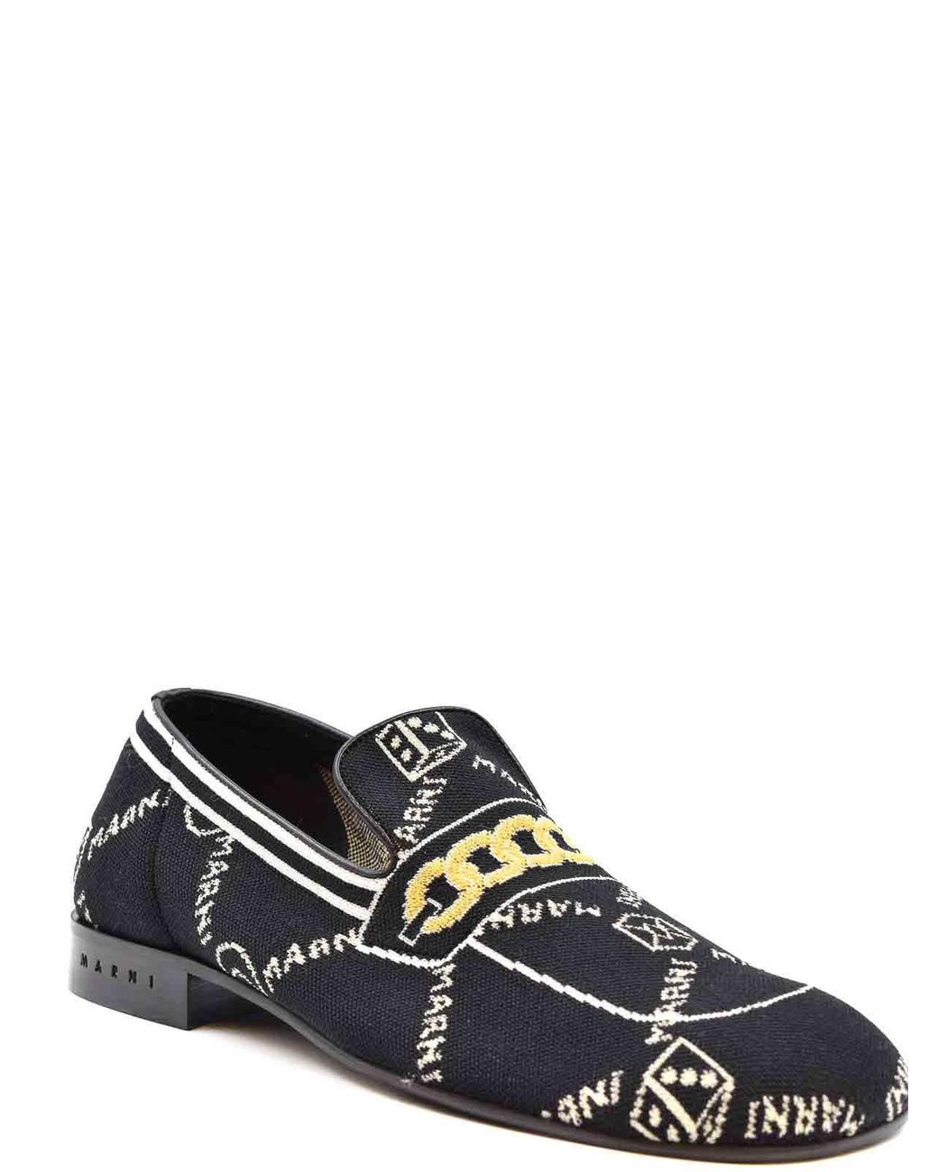 Marni Black Moccasins for men
