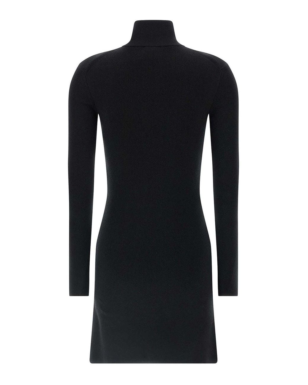 Courreges Blue Wool Knit Dress