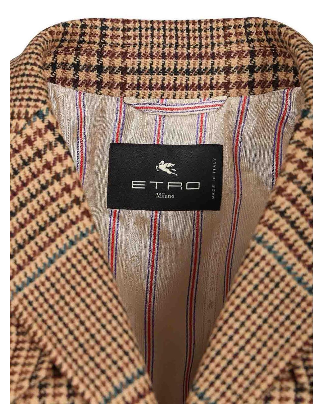 Etro Brown Cropped Blazer